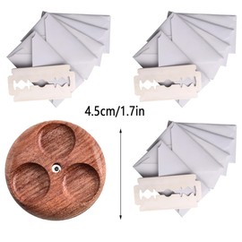 1+1+20 pcs UFO Bread Lame For Dough Bread Lame Cutter For Sourdough,Sourdough Scoring Tool,Bread Lame Dough Scoring Tool,With 20 Blades And Storage Cover,For Artisan Bread And Baguette (#1)