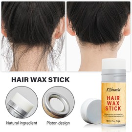 KShanxin Hair Wax Stick: Bed Head Wax Stick with Pomade - Hair Shaping Stick for Men and Women - Flyaway Hair Control for Girls - Hair Styling Accessories, 2.7oz 1pc