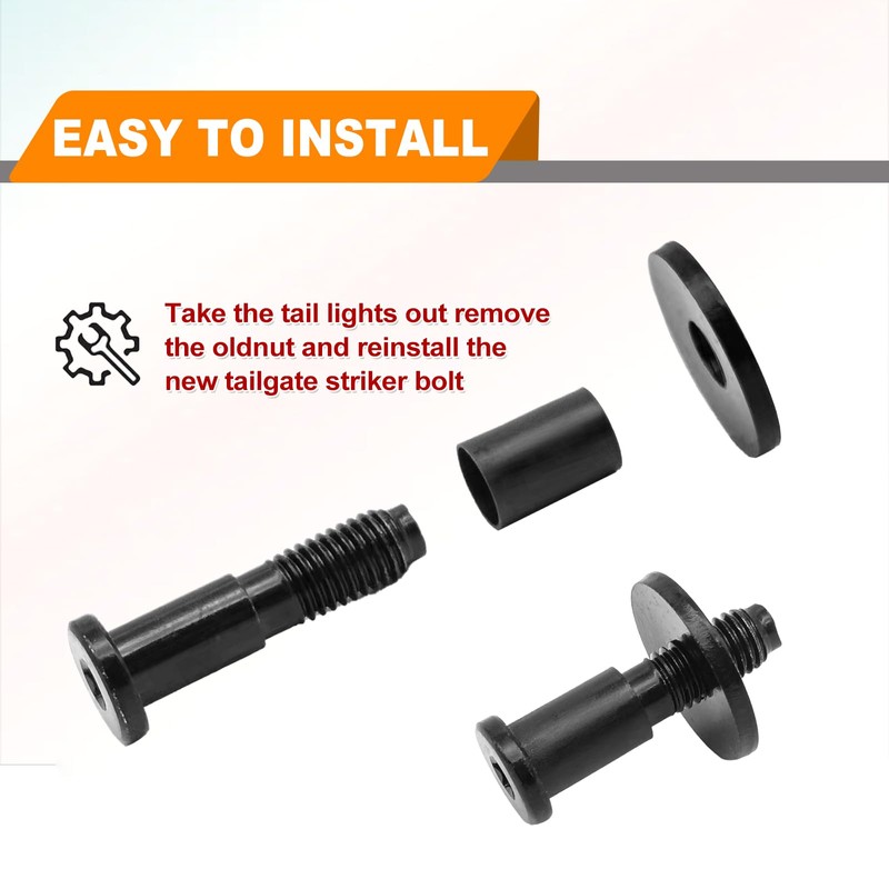 2PCS 38427 Tailgate Striker Bolt, Tailgate Latch Striker Bolt with