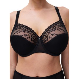 Chantelle Every Curve Women's Underwired Underwired Underwired Bra, black, 100E