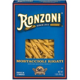 Ronzoni Mostaccioli Rigati Pasta 16 oz