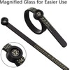 custom-sign Magnifier Ring Sizer 1-17 Measuring Jewelry Sizing Tool, Reusable