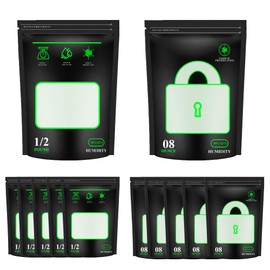 1/2 LB Storage Terp Bags 58%-62% RH 2-Way Humidity Control Bags,Reusable Heat Sealable Bags for Curing & Food Storage, 8 Ounce Humidity bags (8oz, 1/2 lb). (20)