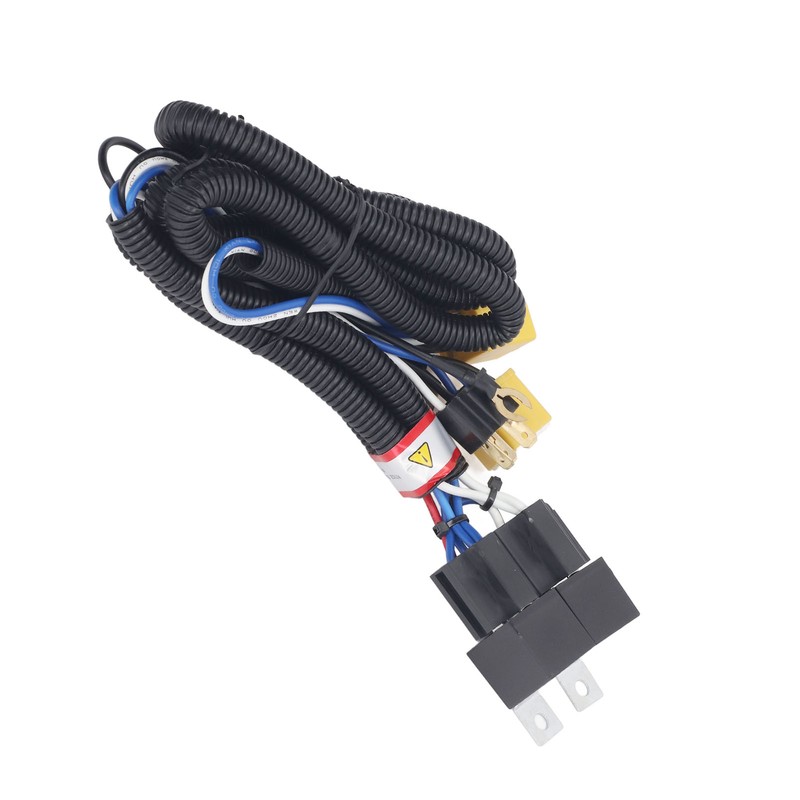 H4 Headlight Relay Harness High Temperature Resistant Ceramic Socket H6054