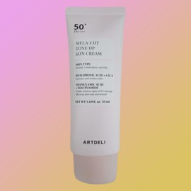 1 Art Deli Mela Cut Tone-up Fresh Face Sun Cream 1 / 1개 아트델리 멜라 컷 톤업 쌩얼선크림 1