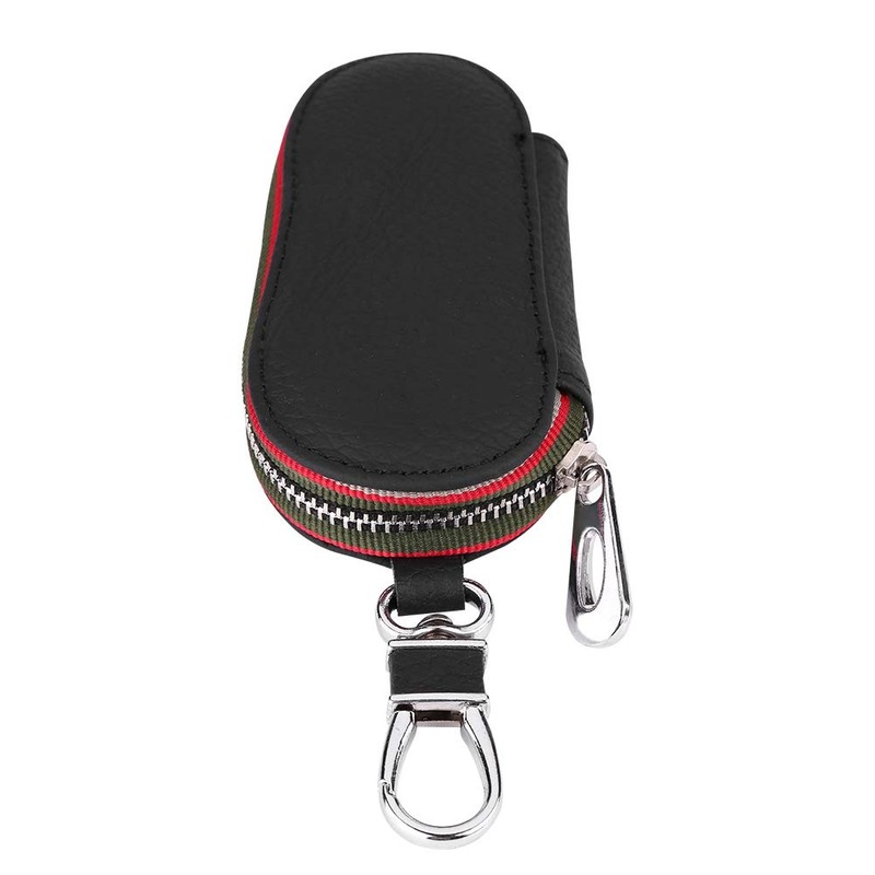 KIMISS Key Case Holder, Universal Car Auto PU Leather Zipper