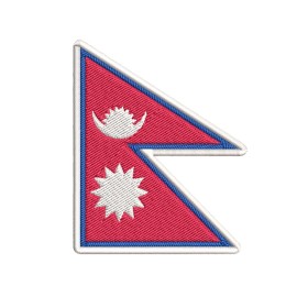 Superheroes Gear NEPAL FLAG embroidered iron-on PATCH NEPALI NEPALESE