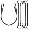 Bungee Cords with Carabiner Hooks, 24 Inch Heavy Duty Elastic