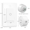 LoraTap Remote Control Outlet: Wireless Wall Switch — 656ft Range