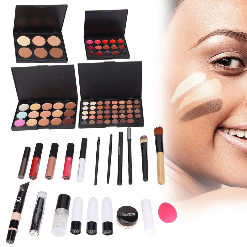 Multifunctional Makeup Kit Cosmetic Eye Shadow Lip Gloss Concealer Set
