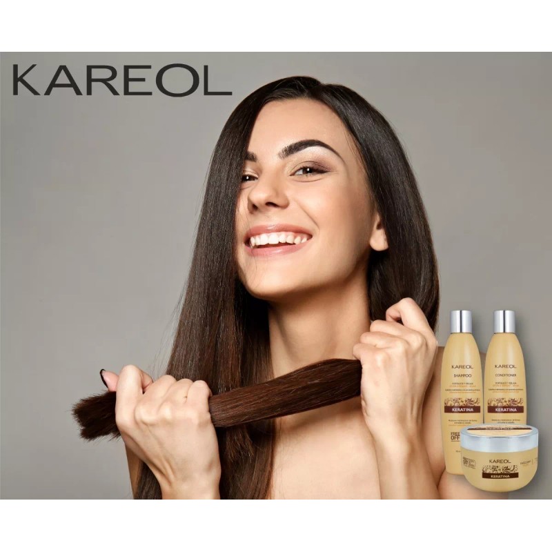Kareol Keratina Shampoo · Restaura, Fortalece Y Nutre 300ml
