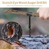 0.75"×10" Scotch Eye Wood Auger Drill Bit, Hand Auger for