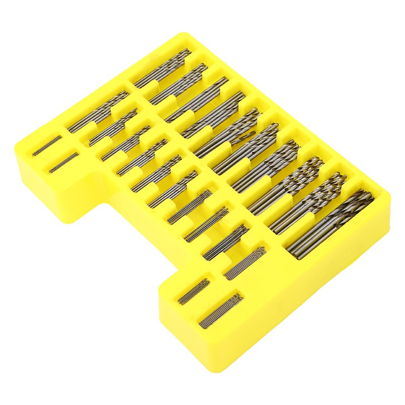 150PCs Spiral Drill Bit Mini Hole Opener Set Hardware Accessory