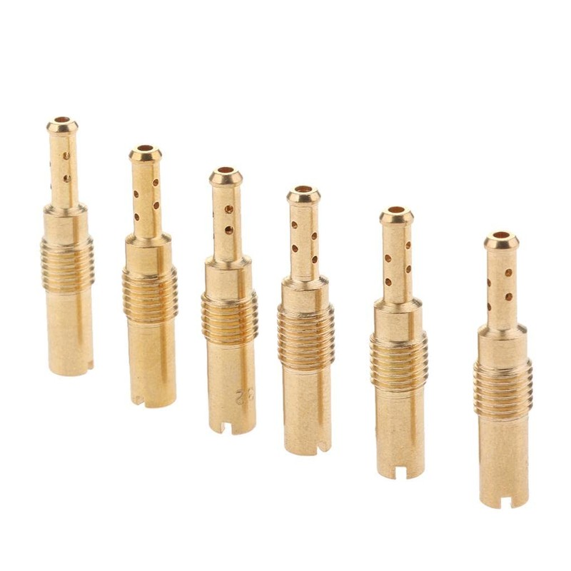 F Fityle 6pcs Pilot Jet Slow Jet #32#35#38#40#42#45