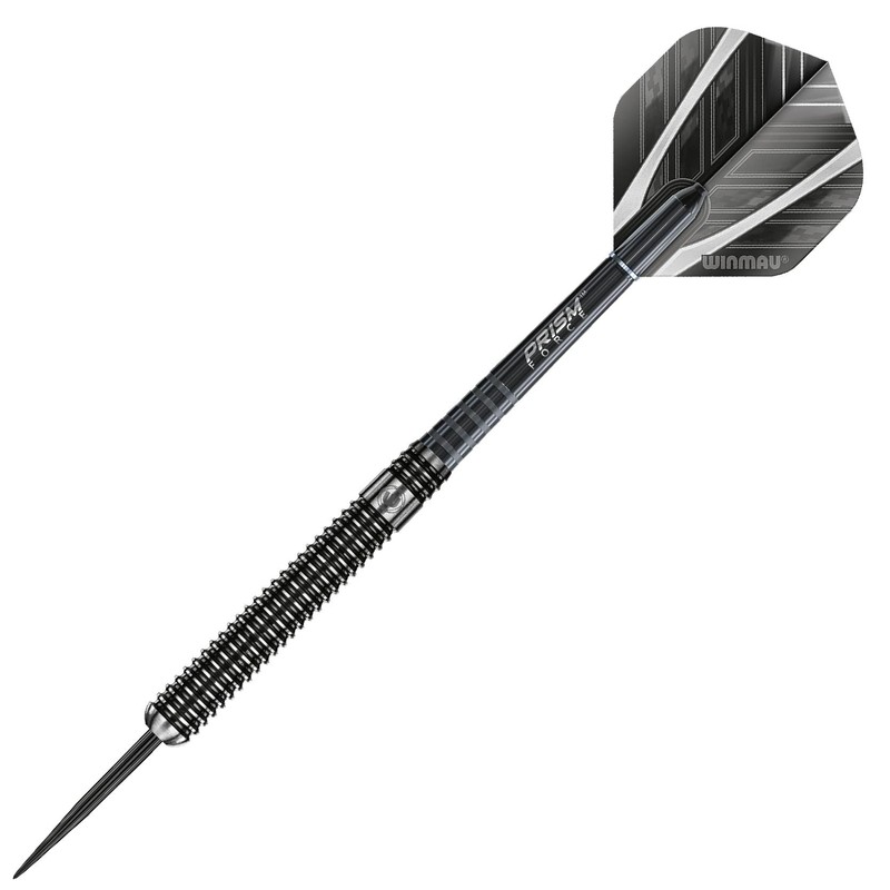 WINMAU Blackout 23 Gram Professional Steeltip Tungsten Darts Set with