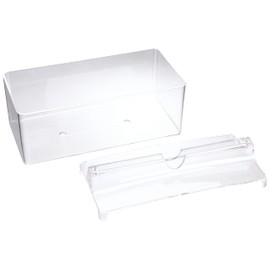 OKA Fill+Fit Paper Towel Case, Lip Type, Clear (Tissue Case, Transparent) Body Size: Approx. 10.3 x 5.1 x 3.7 inches (262 x 130 x 95 mm)