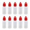 Boguish 10 Pcs Dropper Bottles, 15ml/0.5 oz Empty Squeezable Small