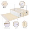 DELLAN Bed Sheet Organizer, Linen Closet Organizers and Storage, Foldable