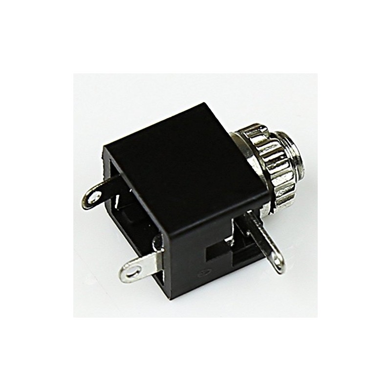 2.5mm TS Mono Female Jack Socket - Panel Mount with
