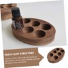 Beavorty 1pc Wooden Essential Oil Display Box Essential Oil Storage