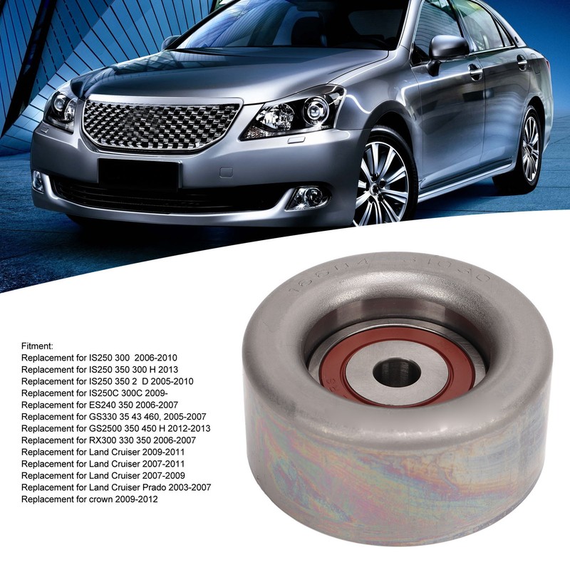 Drive Belt Idler Pulley 16604‑31010 OEM Design Metal Replacement for