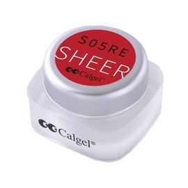 Calgel Plus CGS05RE See-Through Rose 2.5g Gel Nail