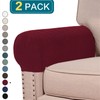GAMUKAI Stretch Armrest Covers Spandex Jacquard Arm Covers for Chairs