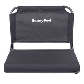 SUNNYFEEL Oversized Stadium Seat for Bleachers with Back Support Extra Wide, Bleacher Stadium Seats Chairs with Backs Portable Bleachers Seat with Hook for Sports Events Baseball Soccer Benches