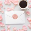 2 Roll 1Inch Thank You Stickers, Small Pink Bronzing Personalizados