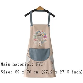FAIRYGATE Kitchen Aprons For Women Women's Gardening Apron Adjustable Adult Child Aprons with Pockets Cooking Baking Painting for Women A1818