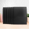 Easykart Plastic Folders with Pockets - (Black, 6 Pack), 2