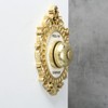 Wall Object Bell Champagne Gold Resin Height 23 cm