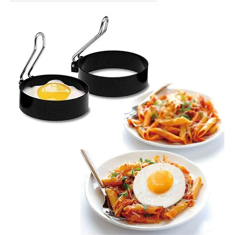 Professional Egg Ring Set For Frying Or Shaping Eggs Round