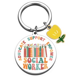 WXCATIM Social Worker Gifts For Women Thank You Appreciation Gift For School Hospital Community Worker Graduation Birthday Christmas Retirement Gift