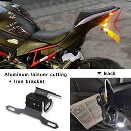 Motorcycle License Plate Holder for Z900 2017 2018 Z900 2019 Z900 2020 Z900 2021 2022 2023