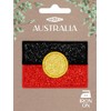 Arbee Aboriginal Glitter Flag Patch