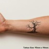 Large 'Gothic Tree' Temporary Tattoo (TO00074485)