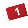 KINGTOP Golf Flag 20x14 Inch - Red# 1, 420D Nylon,