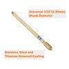 sourcing map 6pcs 120-140 Grits Diamond Grinding Bit 3.5mm Cylindrical