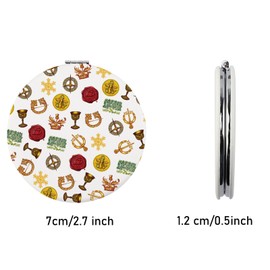 CHOORO TV Show Inspired Makeup Mirror Gift TV Show Lover Pocket Mirror Gift (TV Show M)