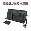 Seikosangyo EH-183 Car Seat Back Under Pocket (Genuine Leather)