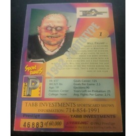 1992 TABB Investments Prototype Card "Wayne Gretzky" #1 Serial # 46883/60,000