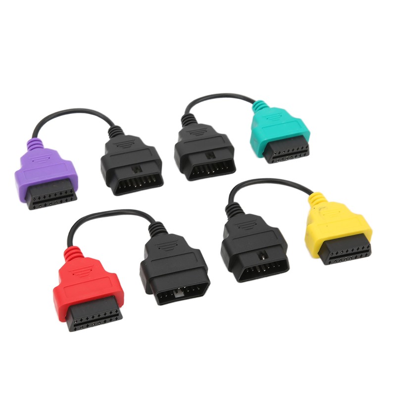 4pcs OBD2 Scanner Cable Adapter Diagnostic Connector Car Scan Tool