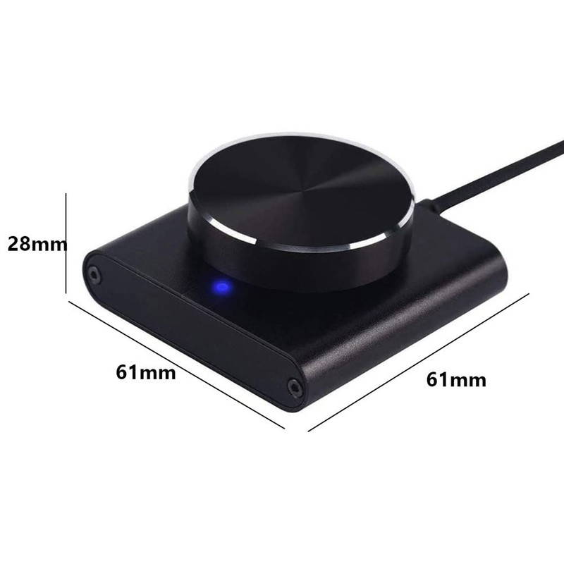 Elqater USB Volume Control Lossless PC Computer Speaker Volume Controller