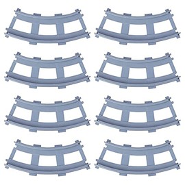 LITHON KTSS-001W Conveyor Sushi Train Conveyor Sushi Curve Rail Set of 8 Parts Only│ KTZY-003AZ│Toy Rails│Fun Sushi Restaurant Train Carrying Sushi by Train | Product KTSS-001W