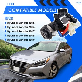 81905-C2510 Ignition Lock Switch Assembly with 2 Keys & 2 Door Lock & Glovebox Lock Fit for Hyundai Sonata 2015-2019, Ignition Lock Cylinder & Housing, Replace OE# 81970-C1A00