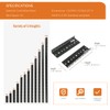 Tecmojo 3U Vertical Rack Rail Pair Kit DIY Rack Rails