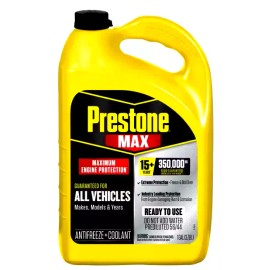 Prestone Max Engine Coolant Antifreeze For Alll Vehicles Yellow Pre-Mixed 1 Gal.