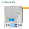 KUBEI Upgrade Large Digital Kitchen Scale, USB Charging, 5 kg