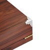 sourcing map 25x25x25mm Metal Box Corner Protectors Edge Guard Iron